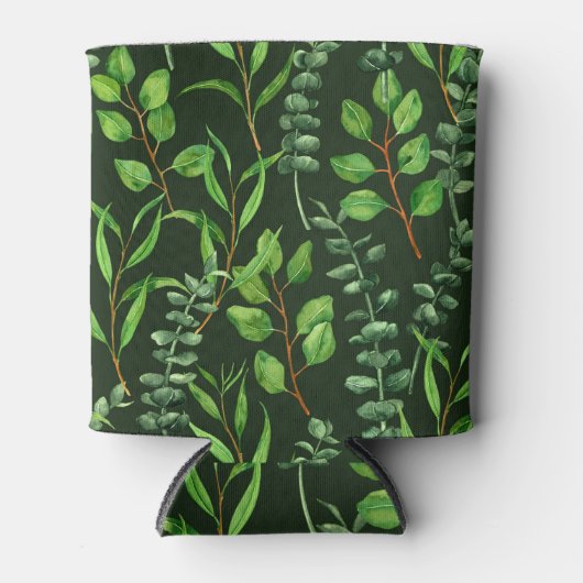 Rafraîchisseur Pour Canette Eucalyptus vert foncé (Devant)