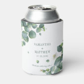 Rafraîchisseur Pour Canette Eucalyptus Vert Wedding shower Succulent (Can Dos)