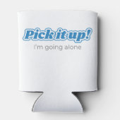 Rafraîchisseur Pour Canette Euchre, Ramasse-Le ! design bleu (Dos)