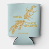 Rafraîchisseur Pour Canette Évolution du poisson drôle de poisson rouge (Devant)