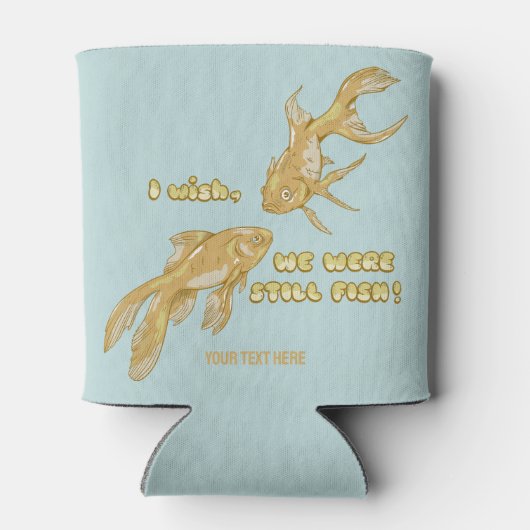 Rafraîchisseur Pour Canette Évolution du poisson drôle de poisson rouge (Dos)