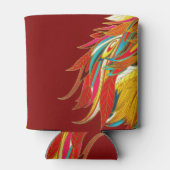 Rafraîchisseur Pour Canette Exotic Feathers Red (Dos)