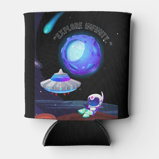 Rafraîchisseur Pour Canette Explorer l'infini (Devant)