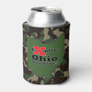Rafraîchisseur Pour Canette Explorez Ohio En Plein Air Camouflage Can Cooler