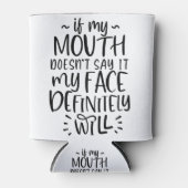 Rafraîchisseur Pour Canette Expression faciale, silence, calme (Devant)