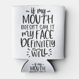 Rafraîchisseur Pour Canette Expression faciale, silence, calme