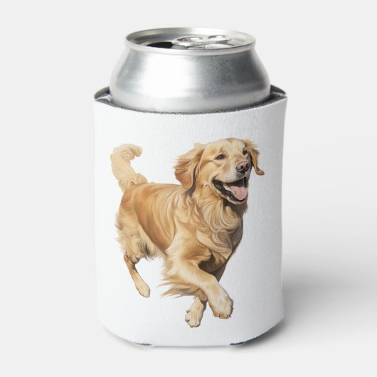 Rafraîchisseur Pour Canette Exubérant Golden Retriever Playtime - Chien dynami (Can devant)