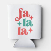 Rafraîchisseur Pour Canette Fa La La - Festive vacances Typographie Design (Dos)