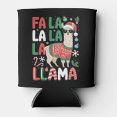 Rafraîchisseur Pour Canette Fa La La Llama Funny Llama Christmas Animal Lover (Devant)
