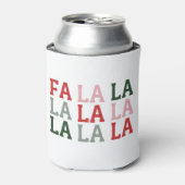 Rafraîchisseur Pour Canette Fa Noël La La La La La Vacances Noël Amusant (Can devant)