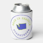 Rafraîchisseur Pour Canette Fabriqué dans le Timbre de Seattle (Can devant)