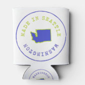 Rafraîchisseur Pour Canette Fabriqué dans le Timbre de Seattle (Dos)