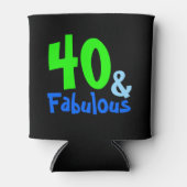 Rafraîchisseur Pour Canette Fabuleux anniversaire tropical (Devant)