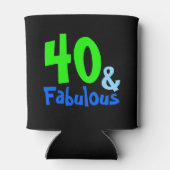 Rafraîchisseur Pour Canette Fabuleux anniversaire tropical (Dos)