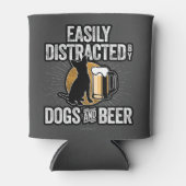 Rafraîchisseur Pour Canette Facile à distraire par les chiens et la bière peut (Devant)