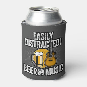 Rafraîchisseur Pour Canette Facilement distrait par la bière et la musique