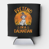 Rafraîchisseur Pour Canette Faire semblant d'être un chien dalmate Halloween ( (Devant)