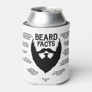 Rafraîchisseur Pour Canette Faits de barbe (noir)