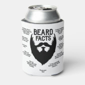 Rafraîchisseur Pour Canette Faits sur la barbe (noir) (Can Dos)