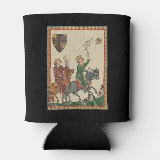 Rafraîchisseur Pour Canette Falconry, 14th Century Codex Manesse (Dos)