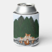 Rafraîchisseur Pour Canette Famille adorable de renards (Can Dos)