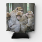 Rafraîchisseur Pour Canette Famille Cute Ape Photo Hug (Devant)