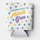 Rafraîchisseur Pour Canette Famille Mardi Gras (Devant)