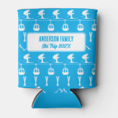 Rafraîchisseur Pour Canette Family Ski Vacation Souvenir (Devant)