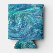 Rafraîchisseur Pour Canette Fantastique onde Abstraite (Devant)