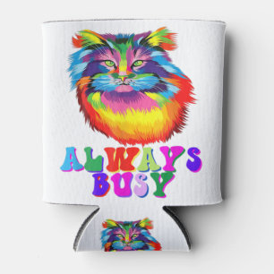 Rafraîchisseur Pour Canette Fantastique Toujours Occupé Kitty Couleurs Cool Am