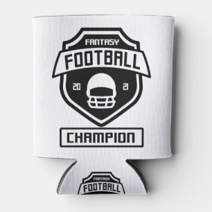 Rafraîchisseur Pour Canette fantasy-football-champion-2-black