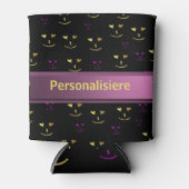 Rafraîchisseur Pour Canette fantôme, halloween, éffrayant, masque, drôle, horr (Devant)