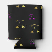 Rafraîchisseur Pour Canette fantôme, halloween, éffrayant, masque, drôle, horr (Dos)