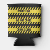 Rafraîchisseur Pour Canette Faux Police Line texte personnalisé peut refroidir (Devant)