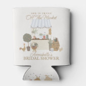 Rafraîchisseur Pour Canette Faveur de douche nuptiale de la ferme du marché fe (Dos)