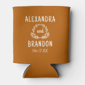 Rafraîchisseur Pour Canette Faveur de mariage personnalisée (Devant)