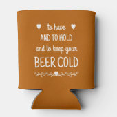 Rafraîchisseur Pour Canette Faveur de mariage personnalisée (Dos)