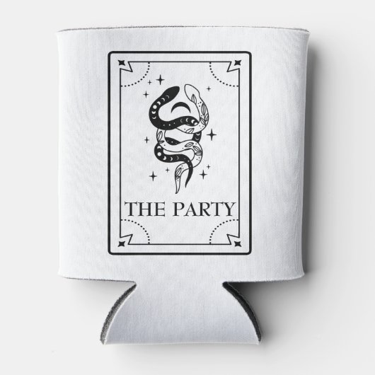 Rafraîchisseur Pour Canette Faveur de Tarot Mystique Fortune pour Enterrement  (Devant)