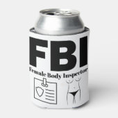 Rafraîchisseur Pour Canette FBI Female Body Inspector (Can devant)