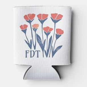 Rafraîchisseur Pour Canette FDT Floral Wreath Subtle Feminine Boho Anti-Trump