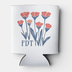 Rafraîchisseur Pour Canette FDT Floral Wreath Subtle Feminine Boho Anti-Trump