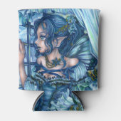 Rafraîchisseur Pour Canette Fée de givre vue d'un hiver saphir (Devant)