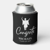 Rafraîchisseur Pour Canette Félicitations Black Graduation Party (Can Dos)