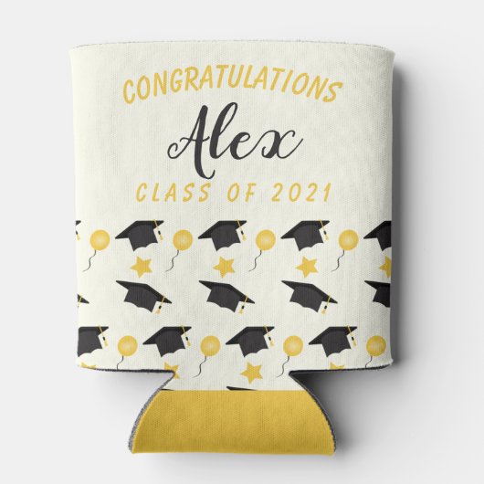 Rafraîchisseur Pour Canette Félicitations Catégorie De Diplômés Personnaliser (Dos)