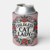 Rafraîchisseur Pour Canette Femme au chat sans enfant (Can devant)