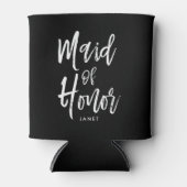 Rafraîchisseur Pour Canette Femme d'honneur| Style de script Mariage personnal (Devant)