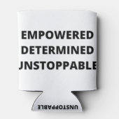 Rafraîchisseur Pour Canette Femmes déterminées et imparables (Dos)