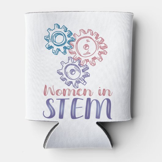 Rafraîchisseur Pour Canette Femmes en STEM (Devant)