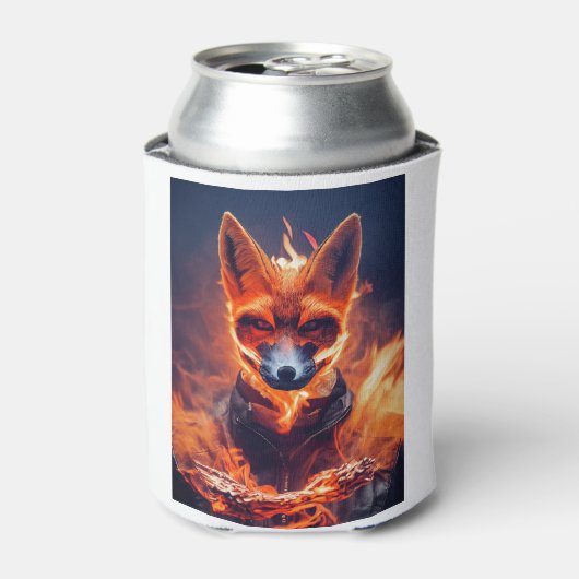 Rafraîchisseur Pour Canette Fennec Fox en feu (Can devant)