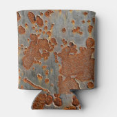 Rafraîchisseur Pour Canette Fer rustique : Tressé Jaune. (Dos)